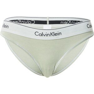 Calvin Klein Underwear Kalhotky pastelově zelená / černá / offwhite