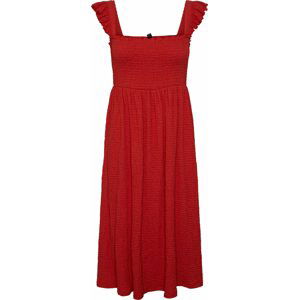 PIECES Letní šaty 'Keegan' červená