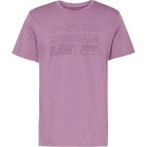 G-Star RAW Tričko fialová / tmavě fialová