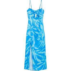 Bershka Letní šaty modrá / tyrkysová