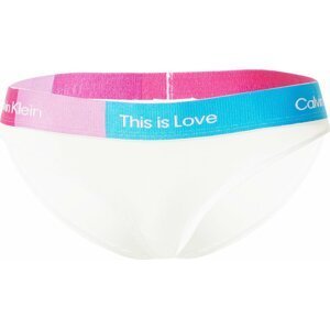Calvin Klein Underwear Kalhotky nebeská modř / pink / růžová / bílá