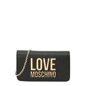 Love Moschino Taška přes rameno zlatá / černá