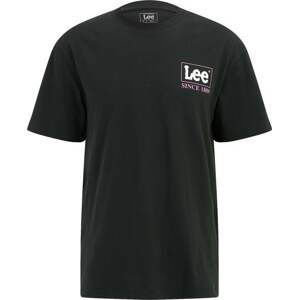 Lee Tričko fialová / černá / bílá