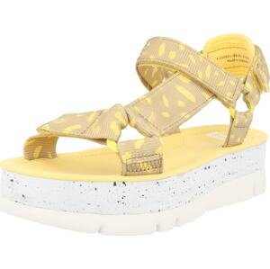 CAMPER Páskové sandály světle béžová / zlatě žlutá