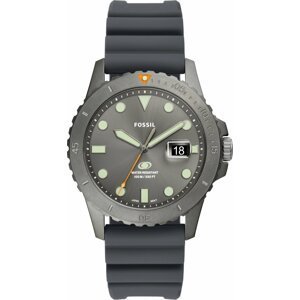 FOSSIL Analogové hodinky pastelově zelená / černá