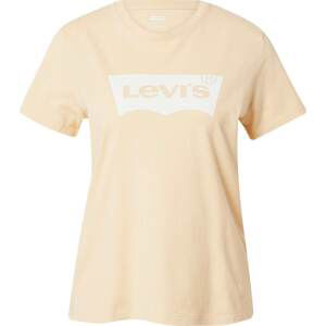 LEVI'S Tričko pastelově oranžová / bílá