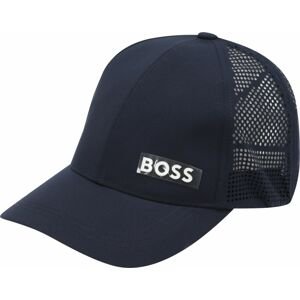 BOSS Kidswear Klobouk marine modrá / černá / bílá