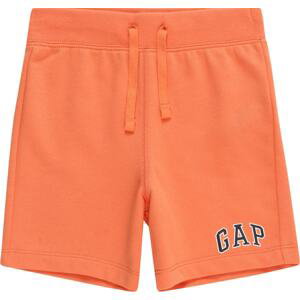 GAP Kalhoty námořnická modř / oranžová / bílá