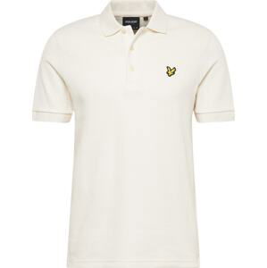 Lyle & Scott Tričko zlatě žlutá / černá / bílá