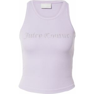 Juicy Couture Top 'NANCY' světle fialová / stříbrná