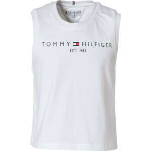 TOMMY HILFIGER Top námořnická modř / krvavě červená / offwhite