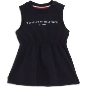 TOMMY HILFIGER Šaty noční modrá / ohnivá červená / bílá