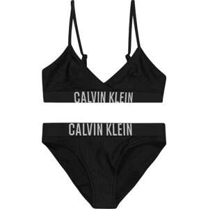 Calvin Klein Swimwear Bikiny černá / bílá