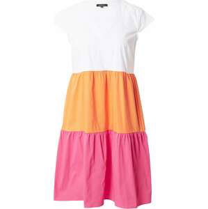 MORE & MORE Letní šaty oranžová / fuchsiová / bílá
