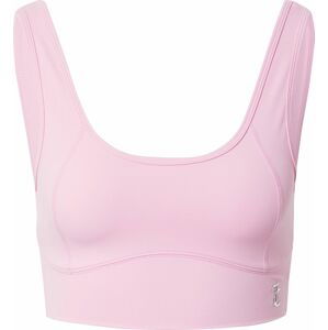 Juicy Couture Sport Sportovní podprsenka 'LAZLO' růže / stříbrná