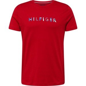 TOMMY HILFIGER Tričko modrá / červená / bílá