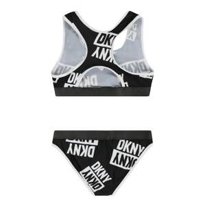 DKNY Bikiny černá / přírodní bílá