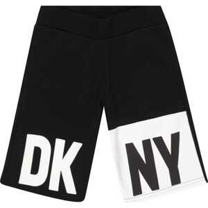 DKNY Kalhoty černá / bílá