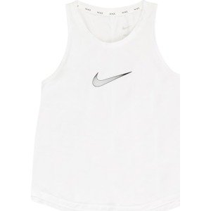 NIKE Sportovní top černá / bílá