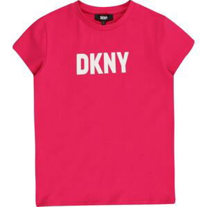 DKNY Tričko malinová / bílá