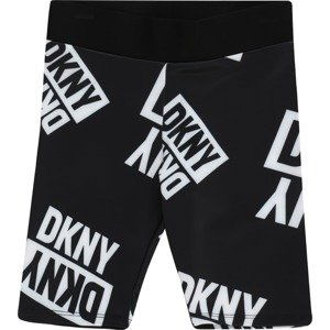 DKNY Kalhoty černá / bílá