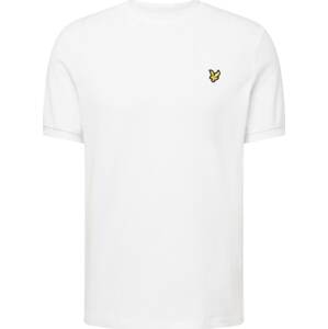 Lyle & Scott Tričko 'Milano Trim' žlutá / černá / bílá