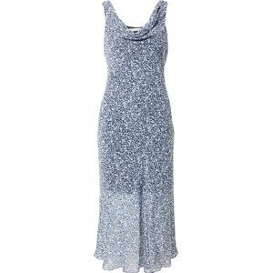 Abercrombie & Fitch Letní šaty kouřově modrá / offwhite
