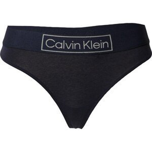 Calvin Klein Underwear Tanga marine modrá