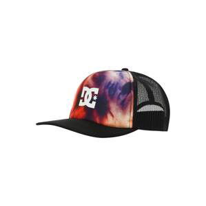 DC Shoes Kšiltovka 'GAS STATION' světle fialová / oranžová / černá / bílá