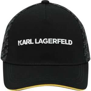 Karl Lagerfeld Klobouk tmavě žlutá / tmavě šedá / černá / bílá