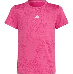 ADIDAS SPORTSWEAR Funkční tričko šedá / fuchsiová / tmavě růžová