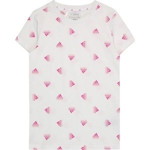 ADIDAS SPORTSWEAR Funkční tričko 'BLUV' pink / bílá