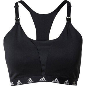 ADIDAS SPORTSWEAR Sportovní podprsenka černá / bílá