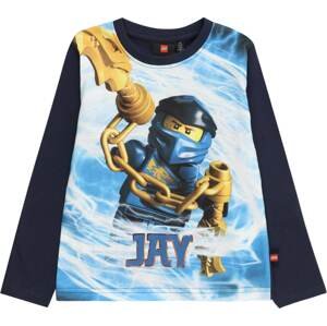 LEGO® kidswear Tričko 'Taylor' modrá / marine modrá / hnědá / okrová / žlutá / zlatá / černá / bílá