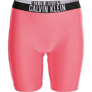 Calvin Klein Swimwear Spodní díl plavek šedá / světle růžová / černá