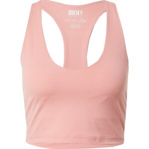 DKNY Performance Sportovní podprsenka starorůžová