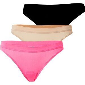 Gilly Hicks Kalhotky béžová / pink / černá