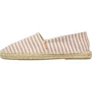 Scalpers Espadrilky krémová / pastelově červená