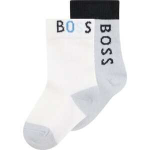 BOSS Kidswear Ponožky 'SOCKS(*2)' chladná modrá / světlemodrá / černá / bílá