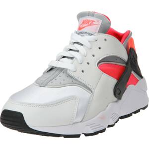 Nike Sportswear Tenisky 'Huarache' světle šedá / červená / černá / bílá