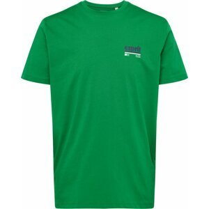 ESPRIT Tričko marine modrá / trávově zelená / bílá