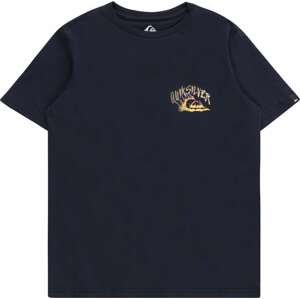 QUIKSILVER Funkční tričko námořnická modř / žlutá / červená
