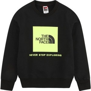 THE NORTH FACE Sportovní mikina 'REDBOX' svítivě žlutá / černá