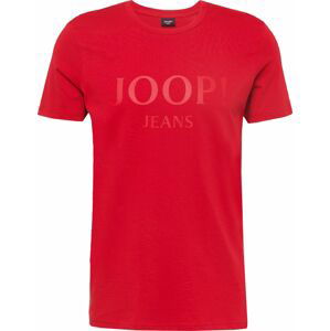 JOOP! Jeans Tričko 'Alex' červená / pastelově červená