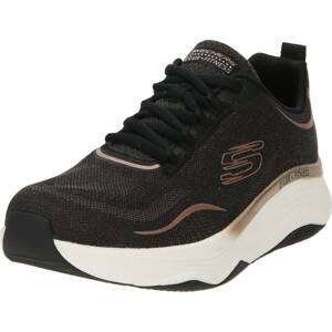 SKECHERS Tenisky šedobéžová / růže / černá