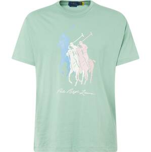 Polo Ralph Lauren Tričko modrá / pastelově zelená / růžová / bílá