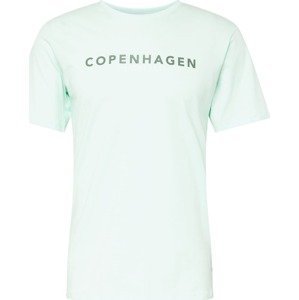 Lindbergh Tričko 'Copenhagen' mátová / černá