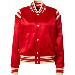 Polo Ralph Lauren Přechodná bunda krémová / ohnivá červená