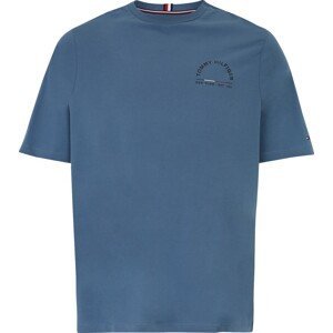 Tommy Hilfiger Big & Tall Tričko 'SHADOW' námořnická modř / chladná modrá / červená / bílá