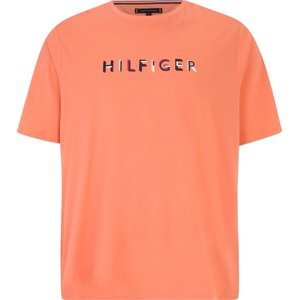 Tommy Hilfiger Big & Tall Tričko námořnická modř / oranžová / červená / bílá